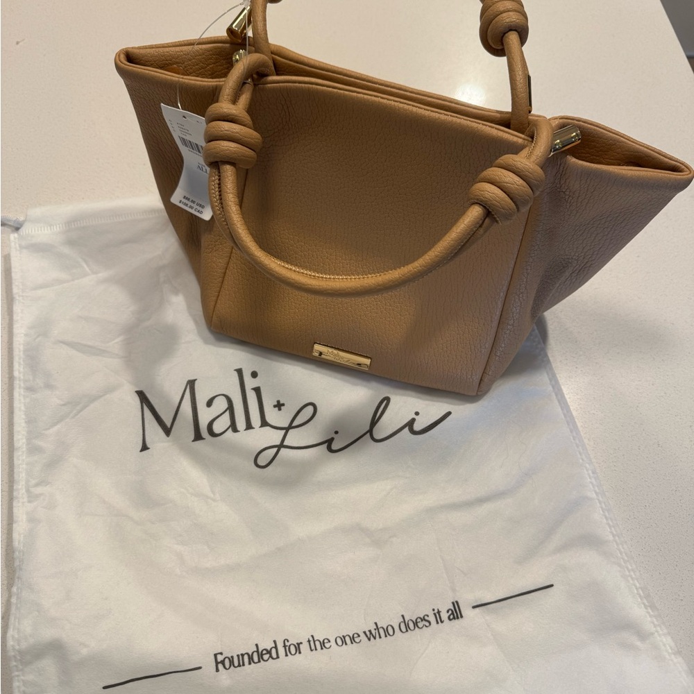 Anthropologie Tan Mini Bag